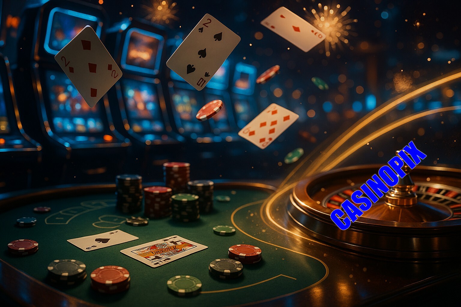 Jogos emocionantes no CASINOPIX